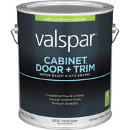 Valspar Cabinet Door & Trim Waterborne Alkyd Satin Interior_Exterior Enamel  Pastel Base  1 Gal.