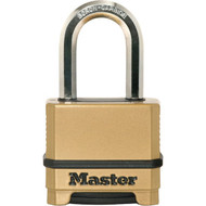 Master Lock Magnum 2 In. Steel Gold & Black Combination Padlock with 1-1_2 In. Shackle
