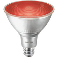 Philips 100W Equivalent Red PAR38 Medium LED Floodlight Light Bulb