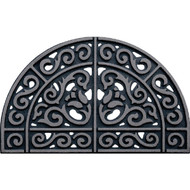 Apache All Seasons 24 In. X 39 In. Fiber_Recycled Rubber Door Mat