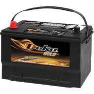 Deka Gold 12-Volt 850 CCA Automotive Battery  Top Post Left Front Positive Terminal