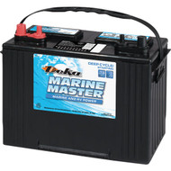 Deka Marine Master 12-Volt 600 CCA Deep Cycle_Starting Marine_RV Battery  Left Front Positive Terminal