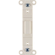 Leviton Light Almond Blank Toggle Wall Plate Insert