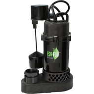 ECO-FLO 1_3 HP Vertical Switch Submersible Thermoplastic Sump Pump