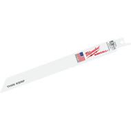 Milwaukee SAWZALL 8 In. 8_12 TPI Multi-Material Reciprocating Saw Blade (25-Pack)