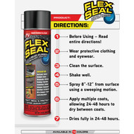 FLEX SEAL 14 Oz. Spray Rubber Sealant  Blue