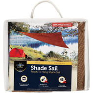 Coolaroo 10 Ft. Walnut High Density Polyethylene Shade Sail Canopy