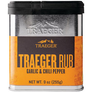 Traeger 9 Oz. Garlic & Chili Pepper Flavor Beef  Pork & Poultry Rub