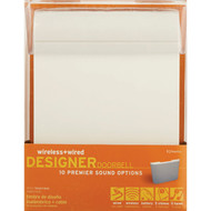IQ America Designer Series Contemporary White Wired_Wireless Door Chime