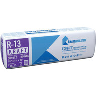 Knauf R-13 15 In. x 93 In. Kraft Faced Batt Fiberglass Insulation (12 Count)