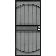Precision Monterrey 36 In. W x 80 In. H Black Steel Security Door