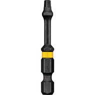DEWALT FlexTorq 2 In. #1 Square Insert Impact Screwdriver Bit (2-Pack)