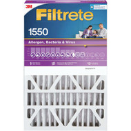 Filtrete 20 In. x 25 In. x 5 In. 1550 MPR Allergen  Bacteria & Virus Deep Pleat Furnace Filter  MERV 12