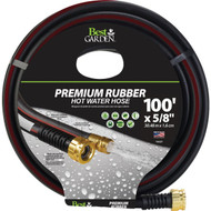 Best Garden Extra Heavy Duty Premium Rubber 5_8 In. Dia. x 100 Ft. L. Drinking Water Safe Hot Water Hose