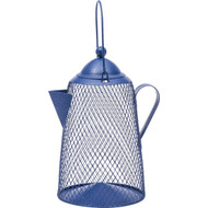 Perky-Pet NO_NO Blue Metal Mesh 2 Lb. Capacity Coffee Pot Bird Feeder