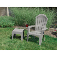 Adams Big Easy Gray Resin Adirondack Chair