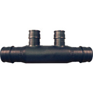 Apollo Retail PEX - Poly-Alloy Flow Through Manifold Type A 3_4 In. x 2  1_2 In. Outlets