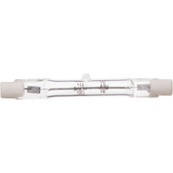Satco 100W 120V Clear R7S Base T3 Halogen Work Light Bulb