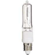 Satco 75W 120V Clear Mini Candelabra Base T4 Halogen Special Purpose Light Bulb