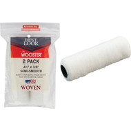 Best Look By Wooster 4-1_2 In. x 3_8 In. Mini Woven Fabric Roller Cover (2-Pack)