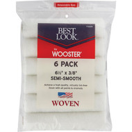 Best Look By Wooster 6-1_2 In. x 3_8 In. Mini Woven Fabric Roller Cover (6-Pack)