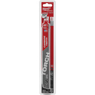 Milwaukee SAWZALL The TORCH 9 In. 7 TPI Metal Demolition Reciprocating Saw Blade with Carbide Teeth