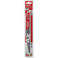 Milwaukee SAWZALL The AX 9 In. 5 TPI Wood w_Nails Demolition Reciprocating Saw Blade with Carbide Teeth (3-Pack)