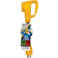 Camco Power Grip 30_50A 4-Prong Dogbone RV Generator Adapter