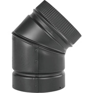 SELKIRK VP Pellet Pipe 3 In. x 3-7/16 In. x 45 deg Pellet Stove Pipe Elbow