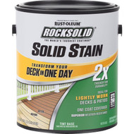 Rust-Oleum RockSolid Tint Base Solid Deck Stain  1 Gal.