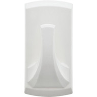 Hillman High and Mighty 20 Lb. Capacity White Rectangular Decorative Hook