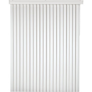 Home Impressions 104 In. x 84 In. x 3.5 In. White Vinyl Light Filtering Vertical Cordless Blind