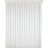 Home Impressions 104 In. x 84 In. x 3.5 In. White Vinyl Room Darkening Vertical Cordless Blind