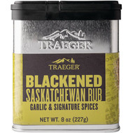 Traeger 8 Oz. Garlic & Signature Spices Flavor Game  Beef  Poultry & Seafood Blackened Saskatchewan Rub