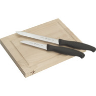 J.A. Henckels International Stainless Steel Bar Knife & Board Set (3-Piece)