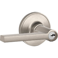 Schlage Dexter Solstice Satin Nickel Entry Door Lever Lockset