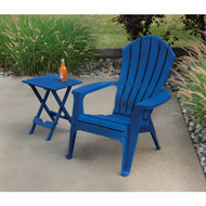 Adams RealComfort Monaco Blue Resin Adirondack Chair