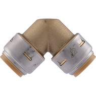 SharkBite 3/4 In. x 3/4 In. 90 Deg. Push-to-Connect Brass Elbow (1/4 Bend)  (4-Pack)