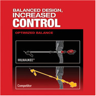 Milwaukee M18 FUEL Brushless Cordless String Trimmer Kit with QUIK-LOK Attachment Capability & 8.0 Ah Battery & Charger