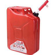 Midwest Can 5 Gal. Steel Gasoline Fuel Can  Red