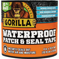 Gorilla 4 In. x 10 Ft. Waterproof Patch & Seal Repair Tape  Black