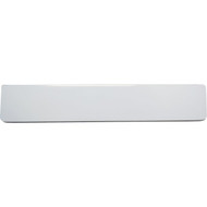 Modular Vanity Tops 3-1/2 In. H x 22 In. L Solid White Cultured Marble Side Splash  Universal