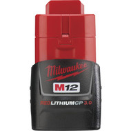 Milwaukee M12 REDLITHIUM Lithium-Ion 3.0 Ah Compact Battery Pack