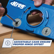 Kreg Concealed Hinge Pocket Hole Guide