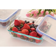Snapware Total Solution 6-Cup Rectangle Pyrex Glass Storage Container with Lid