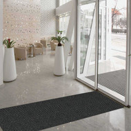 Multy Home Concord 4 Ft. x 6 Ft. Charcoal Carpet Utility Floor Mat  Indoor/Outdoor