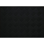 Multy Home Contours 3 Ft. x 4 Ft. Black Carpet Utility Floor Mat  Indoor/Outdoor