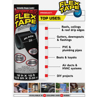 Flex Tape 3 In. x 4 In. Mini Repair Tape  Clear (2-Count)