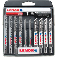 Lenox 10-Piece U-Shank General Purpose Jig Saw Blade Assortment