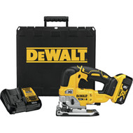 DEWALT 20V MAX XR Brushless Cordless Jig Saw Kit with 5.0 Ah Battery & Charger